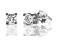 Orecchini Promesse Donna in Oro bianco Diamante OPPX004 - OPPX004
